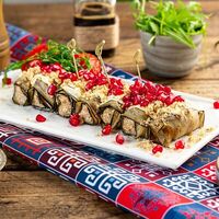 Рулет из баклажан с орехом в Halal House