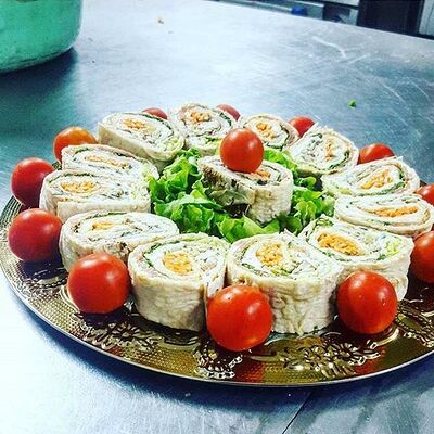 Лаваш-ролл с грибами в АУ по цене 550 ₽