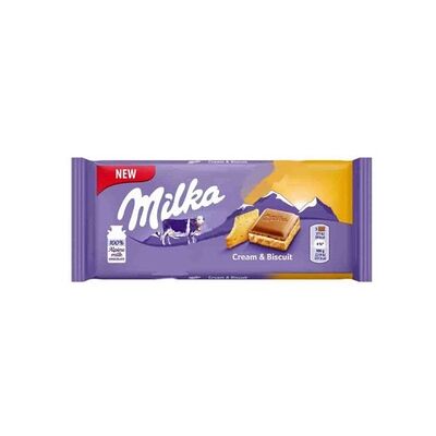 Шоколад молочный Milka Cream & Biscuit в Men Ramen1 по цене 355 ₽