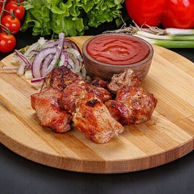 Шашлык из cвинoй шейки в ШашлыкЪ №1 Top Grill по цене 480 ₽