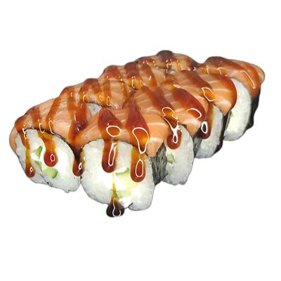 Ролл Филадельфия блэк (С) в Sushi Hai по цене 760 ₽