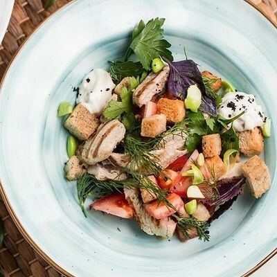 С томатами и индейкой в Перчини на огне по цене 345