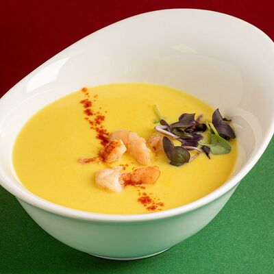 Кукурузный крем-суп в Organic Coffee по цене 529 ₽