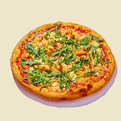 Пицца круг Сицилия с креветками 25 см в Римляне по цене 900 ₽