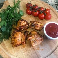 Шашлык из курицы в Деревяшка
