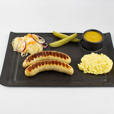 Колбаски баварские (2 шт.) в Hungry Wolf Bar по цене 750 ₽