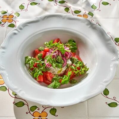 Томаты с надуги и чатни из кинзы в ЛарисуВаннуХочу по цене 790