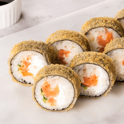 Лосось темпура в Японский домик по цене 678 ₽