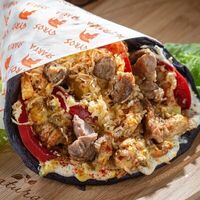 Гирос Black сырный с курицей в пите в Гирос SPARTA