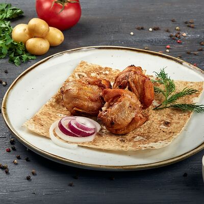 Шашлык из куриной голени в Мангал по цене 400 ₽