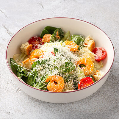 Цезарь с креветками в Шоколадница по цене 650 ₽