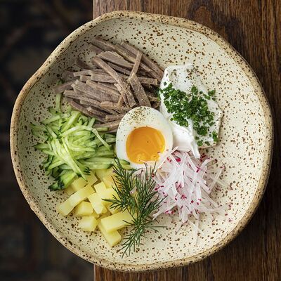 Окрошка на квасе с языком в Eshak по цене 850