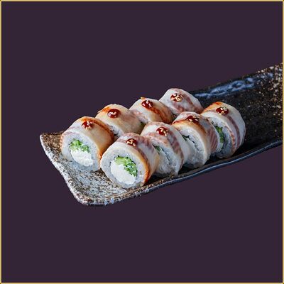 Ролл Угорь с огурцом сливочный в Happy Fish Premium по цене 948 ₽
