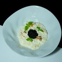 Орзо 4 сыра с икрой палтуса в Libido