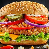 Bro Burger с куриной котлетойв STREET BURG