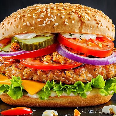 Bro Burger с куриной котлетойв STREET BURG по цене 609 ₽