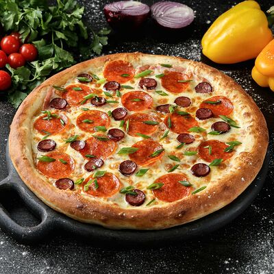 Пицца Мясная 38 см в Loca Pizza по цене 1400 ₽