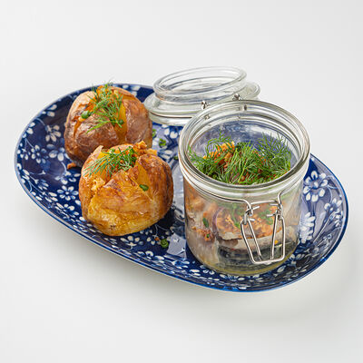 Сельдь с запеченным картофелем в Южанин по цене 96000 сум