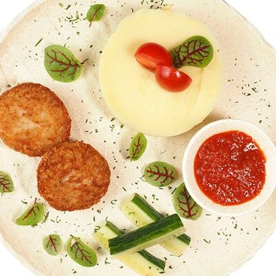 Неаполитанские польпетты с картофельным пюре и томатным соусом в Тальятелло по цене 620 ₽