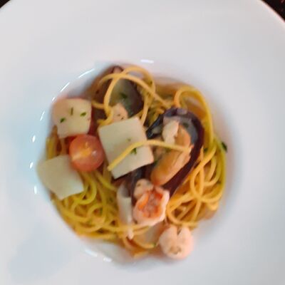 Паста с морепродуктами в Атмосфера по цене 940 ₽