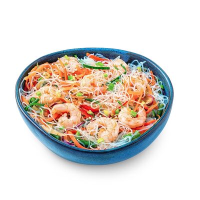 Салат с фунчозой и креветками в Сушивёсла по цене 480