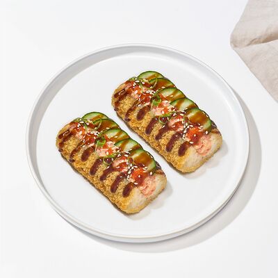 Два сэндвич ролла с лососем в Много лосося по цене 620