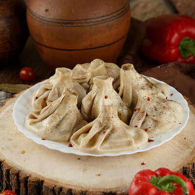 Хинкали с грибами в Хинкали&Хачапури по цене 357 ₽