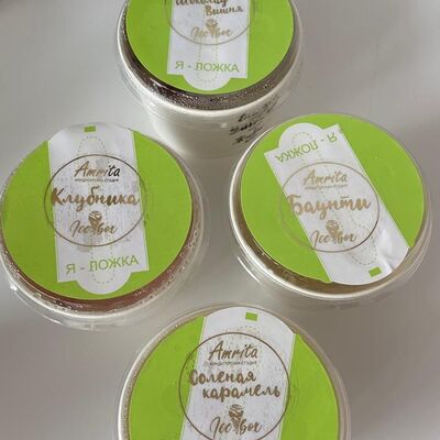 Натуральное вкусное мороженое по ГОСТу на сливках ассорти 4 в Амрита по цене 1800 ₽