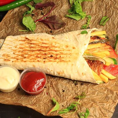 в Арабской пите с Фри Куриная в Street Food - Лучшая Шаурма и Выпечка по цене 469 ₽