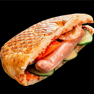 Хот-дог в тандырной лепешке в Shef Doner по цене 210 ₽