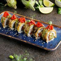 Постный ролл с овощами гриль в Баклажан в ТЦ 