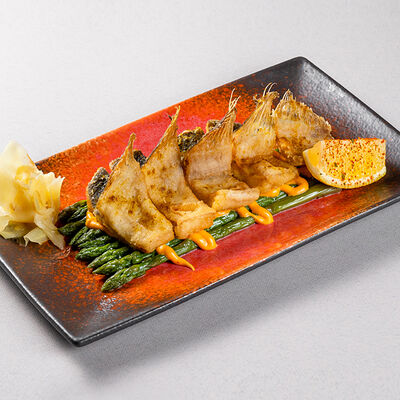 Камбала карри со спаржей в Планета Суши по цене 590 ₽