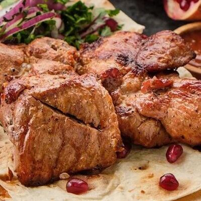 Шашлык из свиной грудинки с жирком в ШАШЛЫК & BBQ по цене 890 ₽