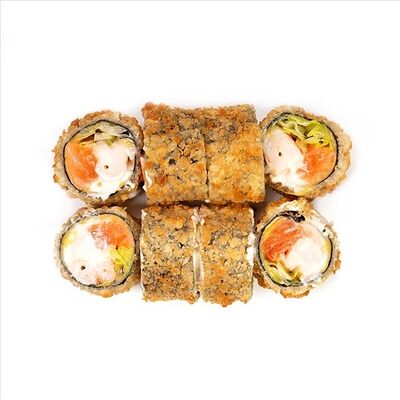 Наруто сяке эби темпура в Два шефа по цене 890 ₽