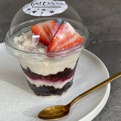 Торт Постный Шоколад-кокос-малина в Tortterry по цене 390