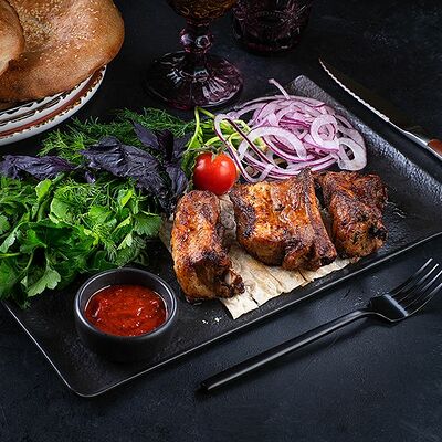 Шашлык из свиных ребер в Лаваш 1 по цене 700 ₽