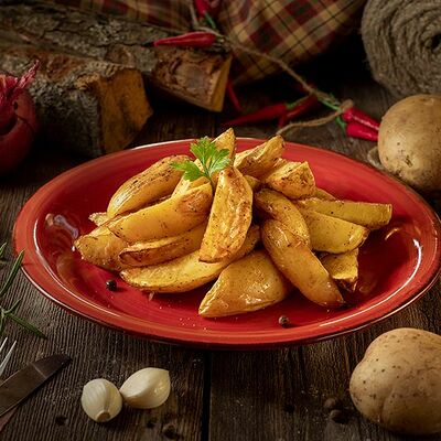 Картофельные дольки в Мандариновый гусь по цене 165 ₽