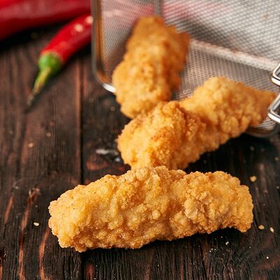 Стрипсы куриные в Papa Burgers по цене 260 ₽