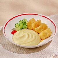 Куриные наггетсы с картофельным пюре в Тануки