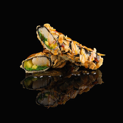 Гребешок с миндалем жареный без риса в Мой сосед Tsukiji по цене 1300 ₽