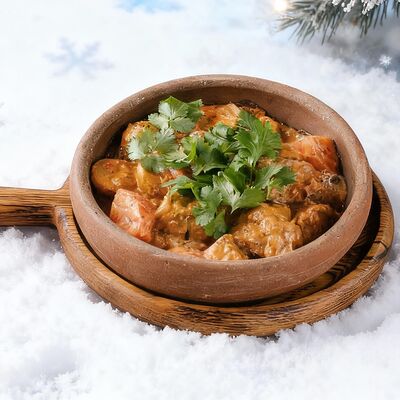 Оджахури с томлёной телятиной в сливочном соусе в Мамули по цене 1150 ₽