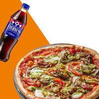 Пицца с овощами гриль 32 см и Evervess-кола в Перчини