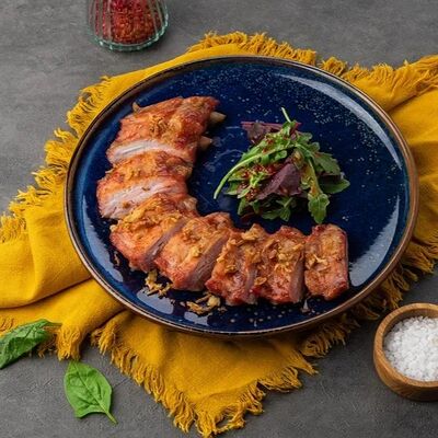 Копченые свиные ребрав First House Burger по цене 900 ₽