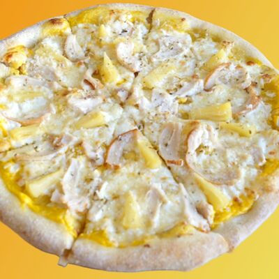 С курицей и ананасом в Pappa-Pizza по цене 635 ₽