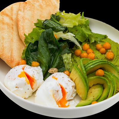 Зеленый боул с хумусомв Marrone Rosso по цене 4400 ₸