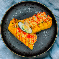 Открытый ролл с угрем в Hatimaki