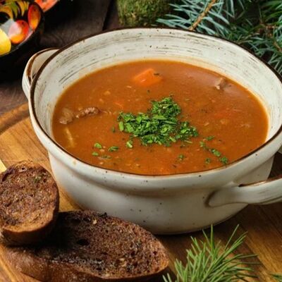 Суп-гуляш с овощами в Mesto Sushi & Grill по цене 290