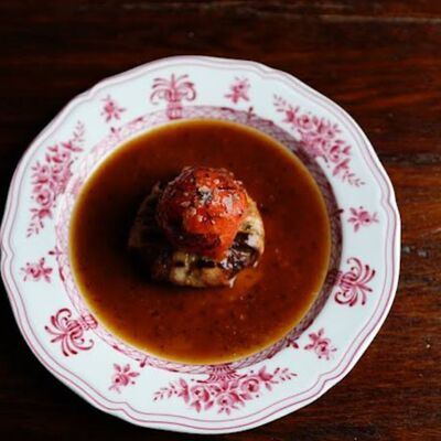 Рубленый стейк из говяжьей вырезки в Blackchops по цене 1200 ₽