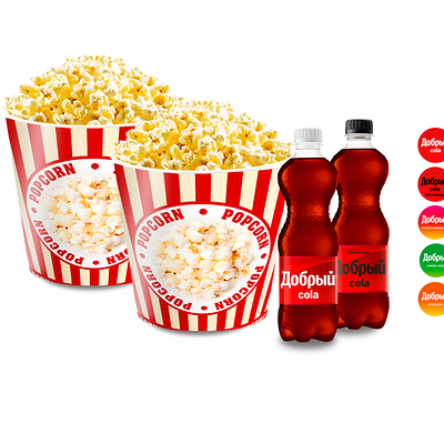 Двойной Комбо в КиноPopCorn по цене 900 ₽