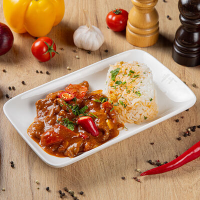 Острое мясо в Км-халяль по цене 460 ₽